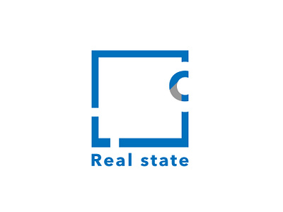 Real State C&L c diseño gráfico graphic design iniciales initials inmobiliaria l plan real state