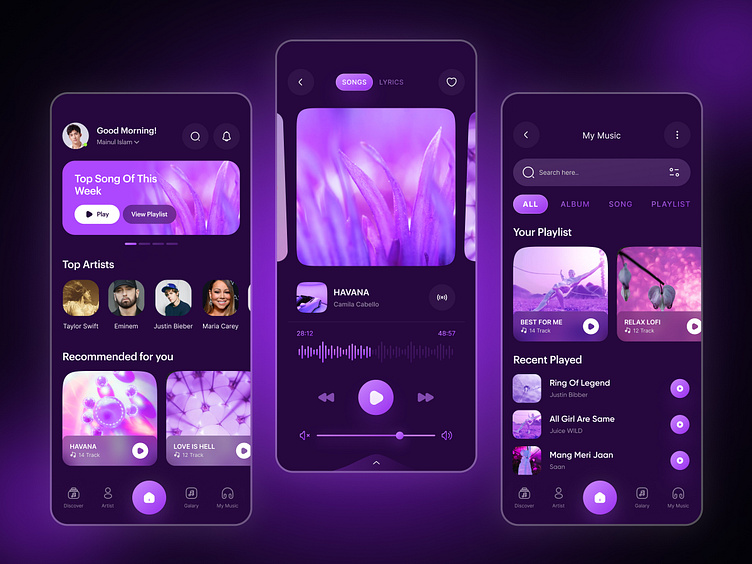 Music Streaming - Mobile App by Mainul Islam Arafat for Arobix Design ...