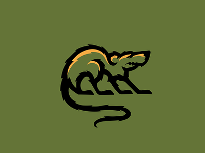 Dungeon Rat Fighter Logo animal brand branding for sale logo mark mouse nagual design rat