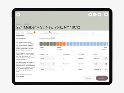 RPIE Portal analytics app design automation b2b b2c clean dashboard design enterprise interface kosinov product design real estate saas service taxes trendy ui ux