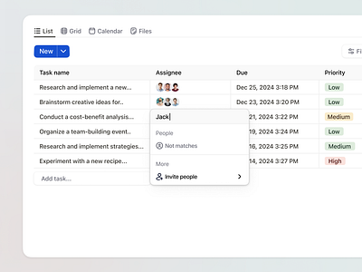 Tasks management asana dashboard enterprise app issue tracker jira integration minimal notion productivity web app project maagement project tasks saas saas tool semiflat task app task management task saas task web app ui ux webapp