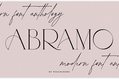 ABRAMO Modern Font Duo Free Download beautful font font font duo fonts handwriting handlettered instagram font logo font modern script modern serif peachcreme serif serif with script wedding serif