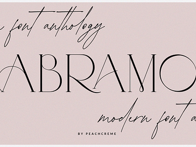 ABRAMO Modern Font Duo Free Download beautful font font font duo fonts handwriting handlettered instagram font logo font modern script modern serif peachcreme serif serif with script wedding serif