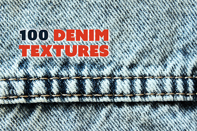 Denim textures set branding denim fabric jeans pattern retro shabby textures torn vintage
