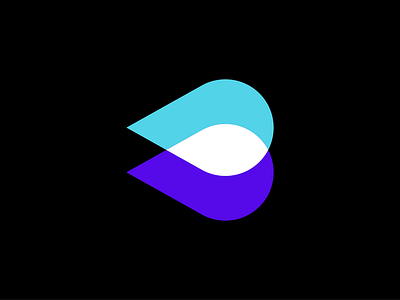 Logo concept - "B" + energy b blue energy graphic graphic design letter