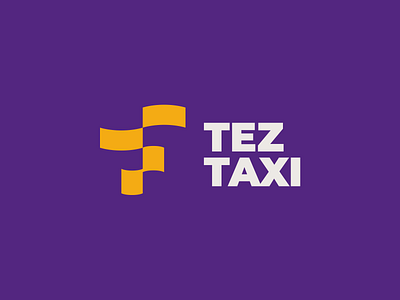 TezTaxi Logo branding graphic design logo taxi