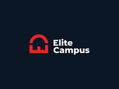 Elite Campus Logo branding campus dormitory graphic design hostel hotel kazakh kyrgyz logo mongol yurt