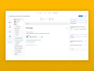Customise App back office customisation customization edit app mobile app personalise app personalize app product design sdk ui ux visual design