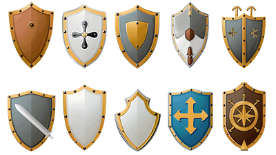 Medieval Shields #2 design icons medieval medieval shields