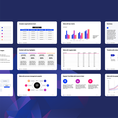 Custom Start up Presentation Template branding charts deck graphic design icons infographics layout logo master pitch powerpoint presentation sales slide table template vector