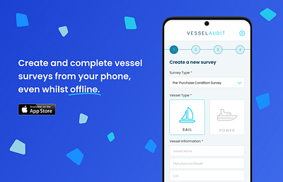 Vessel Audit UI Design app design figma prototype ui ux