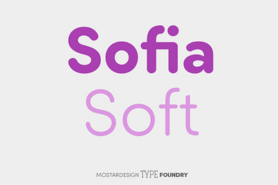 Sofia Soft Font Family (8 fonts) arial rounded basic children book cute fonts funny geometric geometric sans rounded font sans serif sans serif softness typeface typography