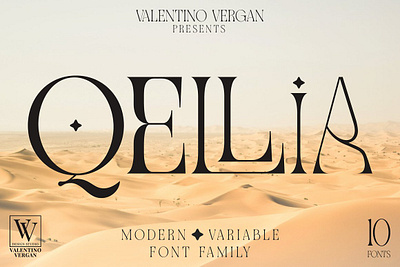 Qellia - Variable Font Family classic fashion feminine font logo logo fonts magazine modern modern font nostalgic serif serif font svelte serifs variable variable font vintage vintage fonts