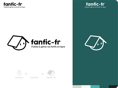 fanfic-fr logo graphic design logo logotype