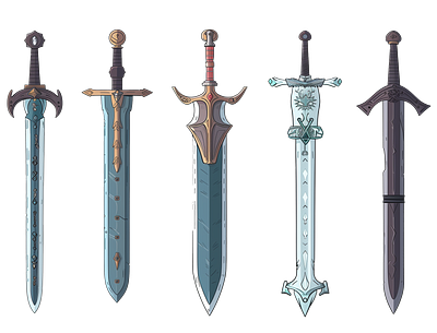 Medieval Swords #1 design icons illustration medieval medieval swords swords