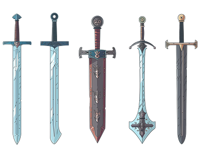 Medieval Swords #2 design icons illustration medieval medieval swords