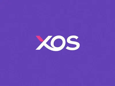 XOS - Logo redesign branding logo logo animation purple rebranding vector xos