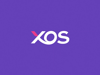 XOS - Logo redesign branding logo logo animation purple rebranding vector xos