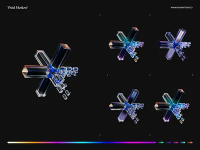 3D Glass Illustration - Chain Launch 3d blockchain chain cinema 4d crypto design glass glass illustration illustration octane star vivid motion web 3