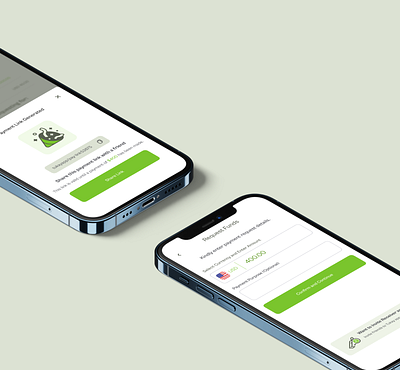Payment Link Feature. figma mobile ui design