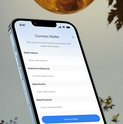 UniteNFT - Connect Wallet. crypto figma mobile ui ui design web3