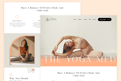 Squarespace Yoga Website Template squarespace website ux ui design website design yoga website