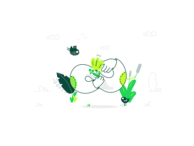 feels like a perfect match birds branding design digital art digital illustration friendship graphic design green illustration infinite love neon pension ui