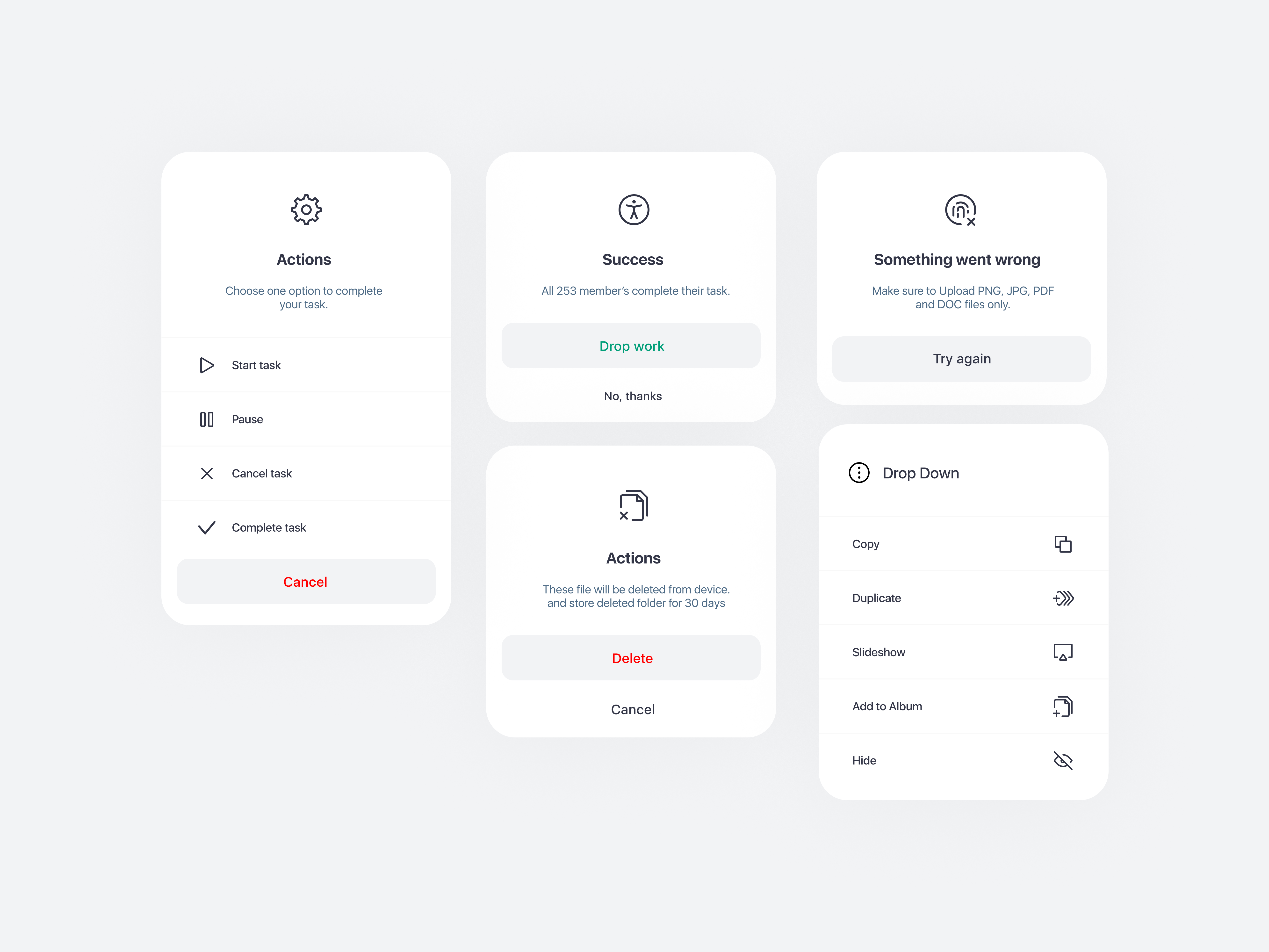 Action Bar UI action app bar design graphic design landing page minimal mobile navbar onboard prototype simple ui ux vector