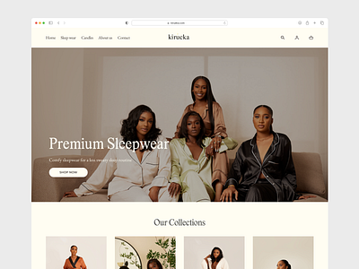 Beauty Website. design figma ui