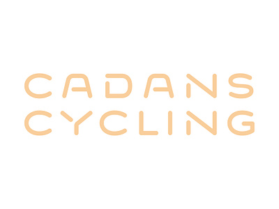 Cadans Cycling Logotype branding graphic design logo logotype typeface