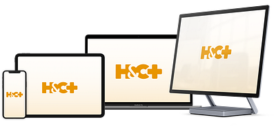 H&C Cross Devices branding logo ui