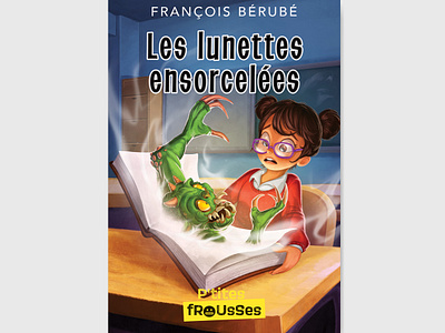 Les lunettes ensorcelées characterdesign childrensillustrator girl illustration illustrator
