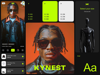 Kynest – Guidelines animation app branding clothing concept design digital ecommerce facebook fashion instagram interaction minimal moodboard social tiktok typography ui ux web