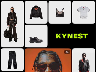 Kynest – Inspirational wall & Filtersearch animation app branding clothing concept design digital ecommerce facebook fashion instagram interaction minimal moodboard social tiktok typography ui ux web