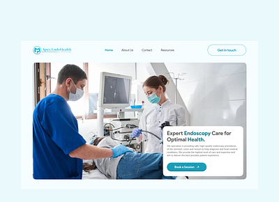 Healthcare Website. figma ui design