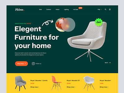 Furniture Brand Website UI figma figma design furniture furniture brand website landing page landing page design sketch ui ui ux unique website web ui web ui ux website design xd