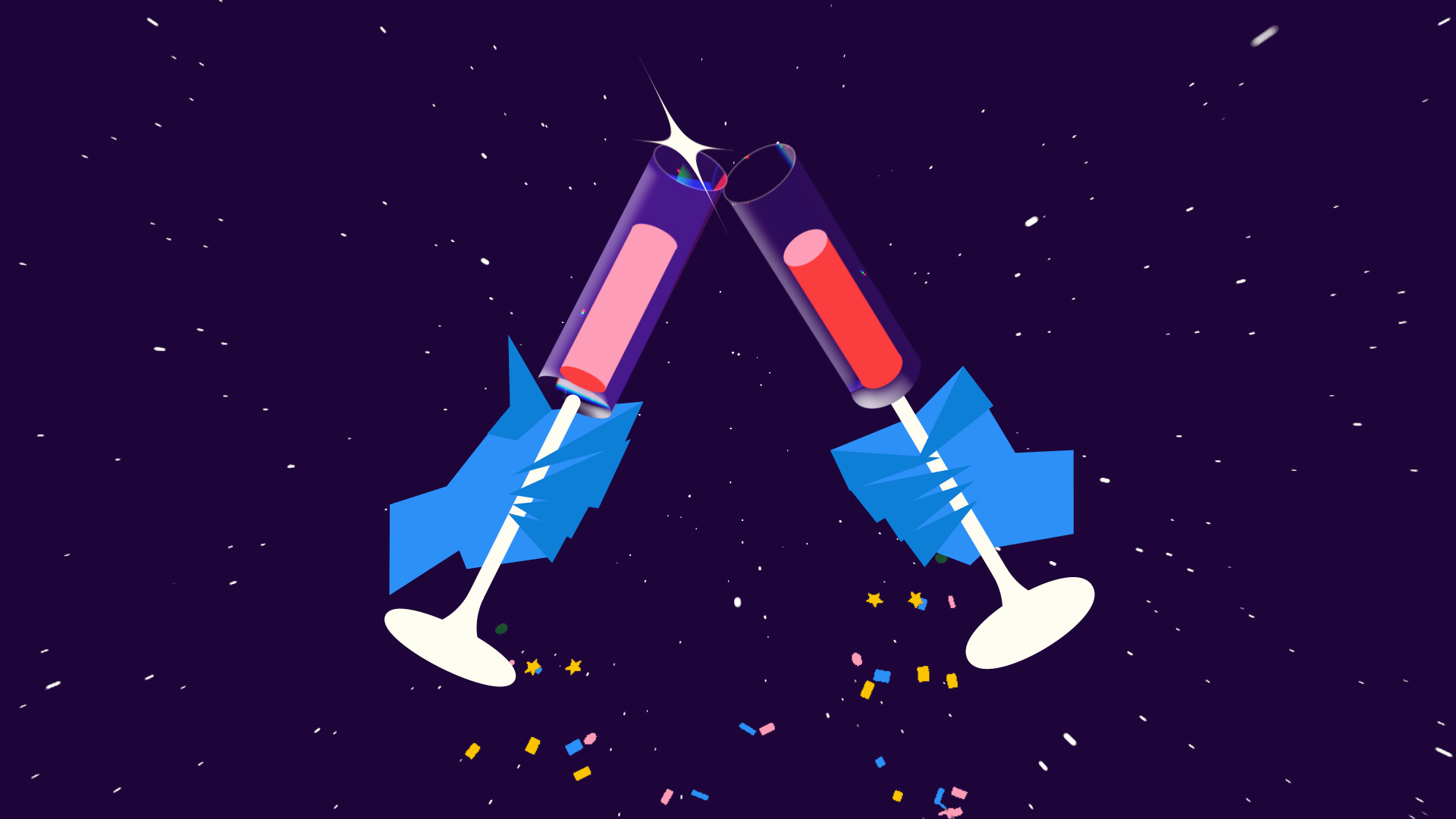 Celebration after effects animated illustration animation design drawing flat animation illustration maning motion design motion graphics tarot card