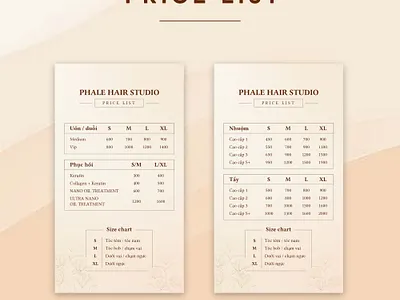 PHALE HAIR STUDIO branding design graphic design illustrator logo media menu