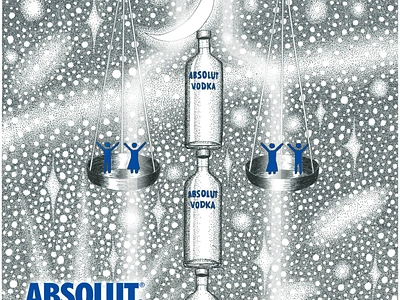 Absolut Vodka Competition branding illustration logo poster