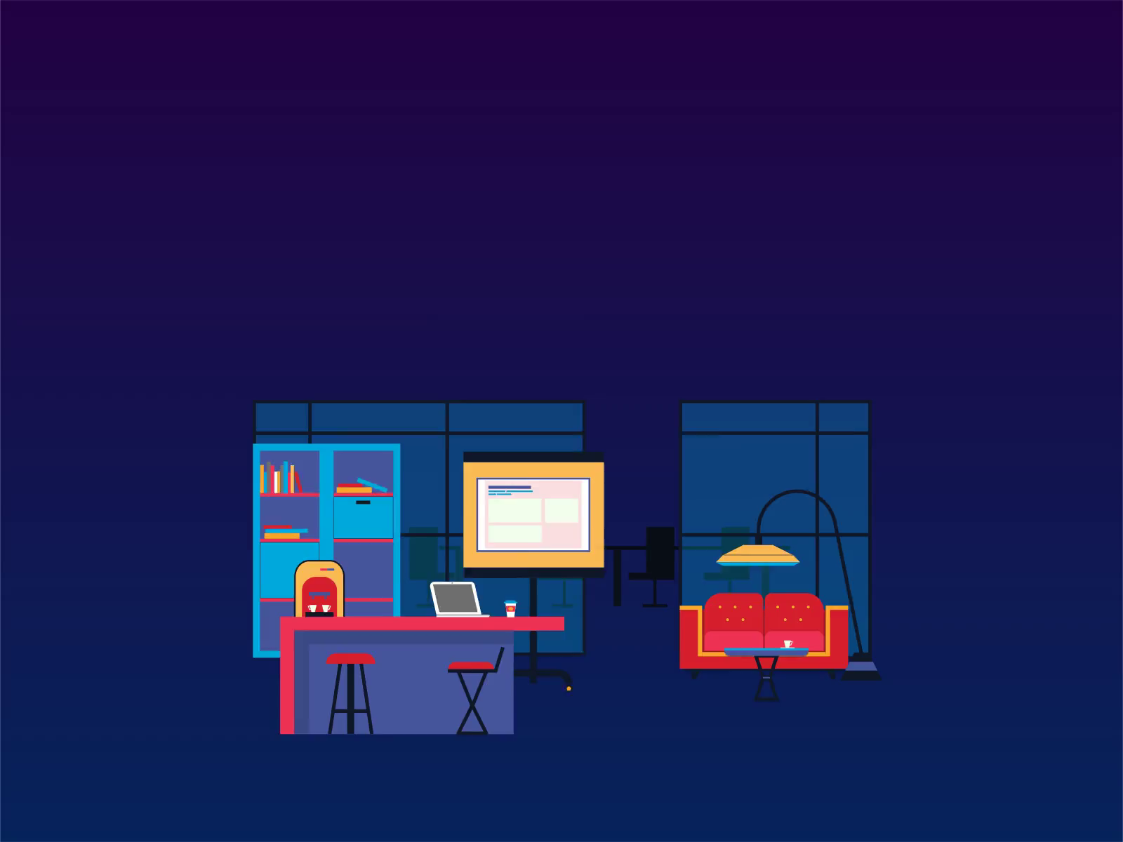 Example of Lottie Hero Section Animation