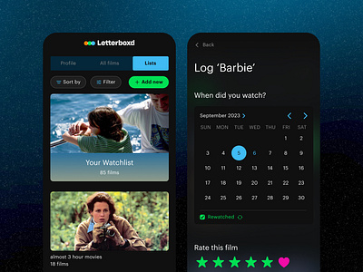 Letterboxd redesign ui ux