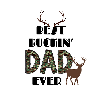 Best Buckin Dad design digital graphic design illustration