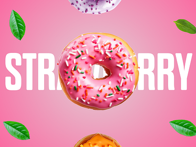 Doughnut Prototype Design animation graphic design poster ui website design