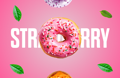 Doughnut Prototype Design animation graphic design poster ui website design