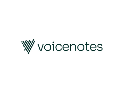 voicenotes brand identity branding logo