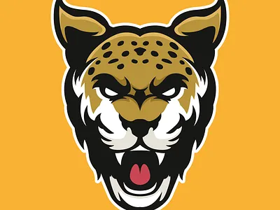 Jaguar mascot logo animal cat design esports graphic design illustration jaguar logo mascot sporst vector