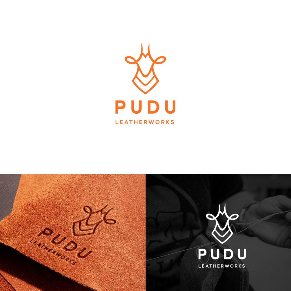 Pudu Leatherworks - Logo Design app branding design graphic design house logo illustration logo logo design pudu pudu logo design ui vector