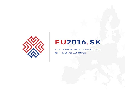 Slovak Presidency of the Council of the European Union brand identity design graphic design identity logo logo design logotype stationery design visual identity