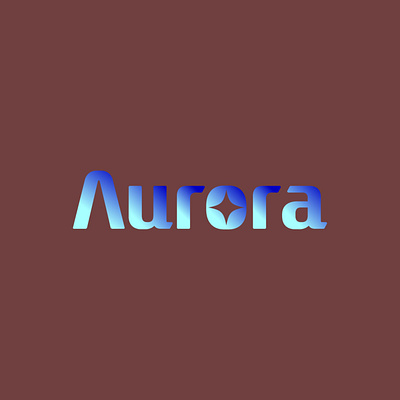 Aurora branding graphic design logo