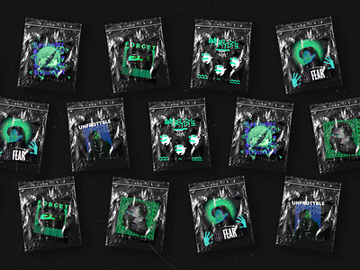 ADDICTIVE addictive background branding brutalist design design graphic design green myu plastic streetwear unfrgttble wrap zip lock